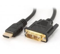 Gembird HDMI to DVI male-male cable with gold-plated connectors  0.5m ( CC HDMI DVI 0.5M CC HDMI DVI 0.5M CC HDMI DVI 0.5M ) kabelis video  audio