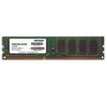 PATRIOT SIGNATURE DDR3 8GB CL11 PC3-12800 (1600MHZ) DIMM (51 ( PSD38G16002 PSD38G16002 PSD38G16002 ) operatīvā atmiņa