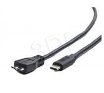 Gembird USB 3.0 cable to type-C (BM/CM)  1m  black ( CCP USB3 MBMCM 1M CCP USB3 MBMCM 1M CCP USB3 MBMCM 1M ) USB kabelis