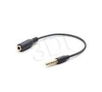 Gembird 3.5 MM 4-PIN audio cross-over adapter cable black ( CCA 419 ) kabelis video audio
