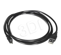 Kabel I-Box ( USB 2.0 typ A - microUSB typ B M/M M-M 1 8m black ) ( IKU2M18 IKU2M18 ) kabelis  vads