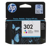 HP 302 Tri-color Original Ink Cartridge ( F6U65AE F6U65AE F6U65AE F6U65AE#ABE F6U65AE#BA3 F6U65AE#UUS ) kārtridžs