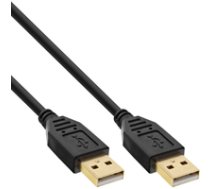 Kabel USB InLine USB A - USB A (M/M) Black 2m (34318S) ( 34318S Inline_ 34318S ) USB kabelis