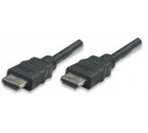 Manhattan Monitor Cable HDMI/HDMI 15m Shielded Black With Ethernet Chanel ( 323260 323260 323260 ) kabelis video  audio