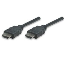 HDMI-Kabel Manhattan High Speed A - A St/St 1.00m geschirm ( 308816 ) kabelis video audio