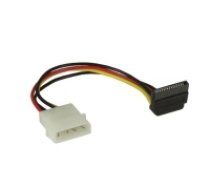 InLine SATA Stromadapterkabel an 4-Pol Molex gewinkelt unten ( 29670W 29670W 29670W ) kabelis datoram