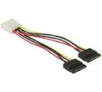 InLine 4-Pol Molex Strom Y-Kabel an 2x SATA-Strom - 0 15m ( 29672 29672 29672 ) kabelis datoram