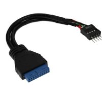 InLine Adapter intern USB 3.0 zu intern USB 2.0 - 15 cm ( 33446I Inline_ 33446I ) kabelis datoram