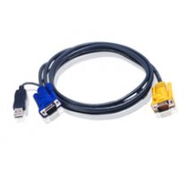 ATEN KVM Cable (HD15-SVGA  USB  USB) - 6m ( 2L 5206UP 2L 5206UP 2L 5206UP ) kabelis video  audio