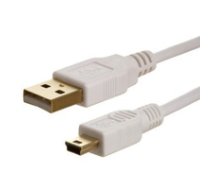 Kabel USB InLine miniUSB 0.5m Balts (31805W) ( 31805W Inline_ 31805W ) USB kabelis