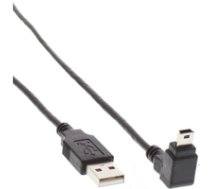 Kabel USB InLine miniUSB (katowy) 0.5m Black (34205) ( 34205 Inline_ 34205 ) kabelis video audio