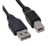Kabel USB InLine USB-B 1m Black (34511X) ( 34511X Inline_ 34511X ) USB kabelis