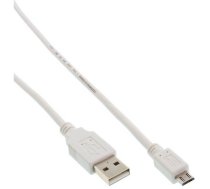 Kabel USB InLine microUSB 1.5m black (31715Q) ( 31715Q Inline_ 31715Q ) USB kabelis