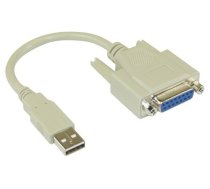 Kabel USB InLine USB A/DB15 (33101) ( 4043718014132 33101 Inline_ 33101 ) USB kabelis