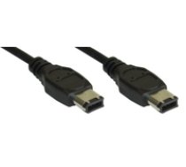 InLine FireWire IEEE1394 6pol St/St - 1m ( INLINE 34001 ) USB kabelis