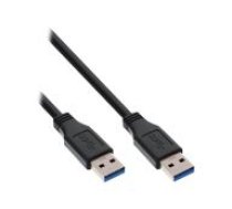 InLine USB 3.0 Kabel Typ A auf Typ A - 1m schwarz ( 35210 Inline_ 35210 ) kabelis video audio