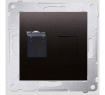 Kontakt-Simon Gniazdo komputerowe SIMON54 pojedyncze RJ45 kat.6 z przeslona antracyt - D61.01/48 D61.01/48 (5902787824617) ( JOINEDIT17236364 )
