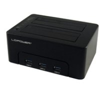 LC Power LC-DOCK-U3-HUB HDD docking station ( LC DOCK U3 HUB LC DOCK U3 HUB LC DOCK U3 HUB ) USB centrmezgli