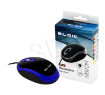 BLOW Optical mouse MP-20 USB blue ( 84 012# ) Datora pele