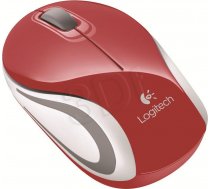 Logitech  Wireless Mini Mouse M187 - RED - 2.4GHZ - EMEA ( 910 002732 910 002732 910 002732 ) Datora pele