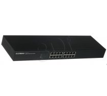 Edimax Gigabit Ethernet 16-Port Switch (16x1000Base-TX/RJ-45 802.3 10Base-T 802.3u 100Base-TX 802.3x Flow Control MAC Address 8K Buffer ( GS 1016 GS-1016 V2 ) komutators