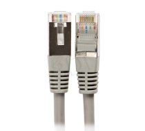 Patchcord STP Alantec KKS6SZA1.0 ( RJ45 - RJ45 kat.6 1m Grey ) ( KKS6SZA1.0 ) kabelis vads