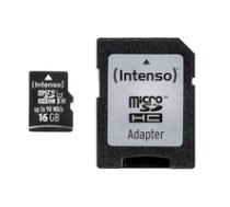 Intenso microSDHC Professional 16GB UHS-I/Class 10 (3433470) ( 3433470 ) atmiņas karte