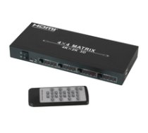 Lindy HDMI 4K UHD 4x4 Matrix 4 In 4 Out HDMI 1.4 do 4K2K ( LINDY 38152 38152 38152 LINDY 38152 ) adapteris