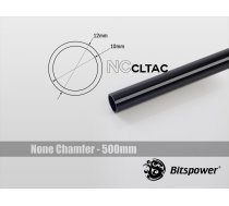 Bitspower Crystal Link Tube 12/10mm  Lange 500mm - black ( BP NCCLT12ACBK L500 BP NCCLT12ACBK L500 BP NCCLT12ACBK L500 ) ūdens dzesēšanas sistēmas piederumi