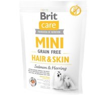 Brit Care Pies 400g Mini Adult Hair Skin VAT010419 (8595602520237) ( JOINEDIT16545322 ) barība suņiem