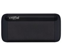 Crucial Portable SSD X8 1000 GB  USB 3.1  Black ( CT1000X8SSD9 CT1000X8SSD9 ) Ārējais cietais disks