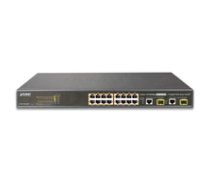 PLANET FGSW-1816HPS Switch 16xFEt PoE 802.3at 2xSFP ( FGSW 1816HPS ) komutators