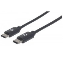 Manhattan USB 2.0 Typ C-Kabel C-Stecker/C-Stecker 0 5m schw ( 354868 354868 354868 ) kabelis  vads