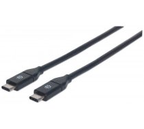 Manhattan USB 3.1 Gen2 Kabel C-Stecker/C-Stecker 0 5m schw ( 354899 354899 354899 ) kabelis  vads