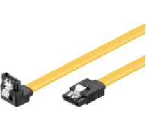 MicroConnect  SATA cable 6GB  SATA III 0 70M Sata Male 90  to Sata Male ( SAT15007A1C6 SAT15007A1C6 SAT15007A1C6 ) kabelis datoram