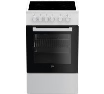 Beko FSS57000GW cooker Freestanding cooker Ceramic Black  White A ( FSS57000GW FSS57000GW FSS57000GW ) Plīts