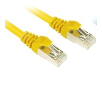 Sharkoon RJ45 CAT.6 SFTP yellow 0 25m ( 4044951014750 ) tīkla kabelis