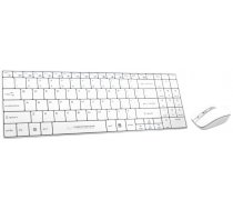 ESPERANZA EK122W LIBERTY - SLIM Wireless Keyboard + Wireless Mouse USB  2.4 GHz ( EK122W EK122W EK122W EK122W Biała ) klaviatūra