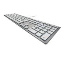 CHERRY TAS KC 6000 Slim for MAC silber USB engl.(GB) Layout ( JK 1610GB 1 JK 1610GB 1 JK 1610GB 1 ) klaviatūra