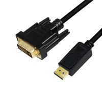 LOGILINK - DisplayPort to DVI cable  black  1m ( CV0130 CV0130 CV0130 ) kabelis  vads