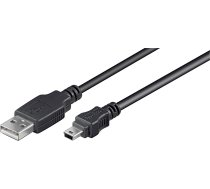Goobay 50767 USB 2.0 Hi-Speed cable black 1.8 m 4040849507670 ( 4040849507670 GOOBAY 50767 ) USB kabelis