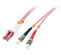 LWL-Duplexkabel LC/ST OM4 1m  50/125?m Multimode ( 46350 46350 46350 ) apgaismes ķermenis