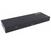 Manhattan 8-port HDMI/USB KVM switch 8x1 with USB cables included black ( 766623152785 152785 152785 ) KVM komutators