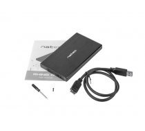 Natec HDD/SSD RHINO GO for 2.5'' SATA - USB 3.0  Aluminum ( NKZ 0941 NKZ 0941 NKZ 0941 ) cietā diska korpuss