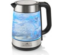 ETA ETA615390000 Standard kettle Glass Stainless steel/Black 2200 W 360 degrees rotational base 1.7 L ( ETA615390000 ) Elektriskā Tējkanna