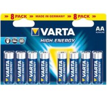 1x8 Varta High Energy Mignon AA LR 6 ( 04906121418 04906121418 04906121418 ) Baterija