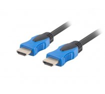 Lanberg cable HDMI M/M V2.0 4K 0.5M Black ( CA HDMI 20CU 0005 BK ) kabelis video audio