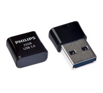 Philips USB 3.0 Flash Drive Pico Edition (melna) 32GB ( FM32FD90B FM32FD90B FM32FD90B ) USB Flash atmiņa