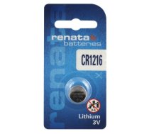 Renata CR1216-1BB Blistera iepakojuma 1gb. ( RENCR1216B1 RENCR1216B1 RENCR1216B1 ) Baterija