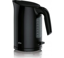 Braun Kettle WK3100BK PurEase Standard 2200 W 1.7 L Plastic Black 360 degrees rotational base ( WK3100BK WK 3100 BK ) Elektriskā Tējkanna